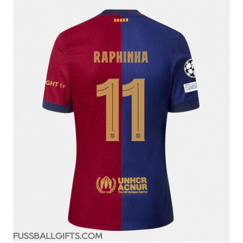 Barcelona Raphinha Belloli #11 Fußballbekleidung Heimtrikot 2024-25 Kurzarm